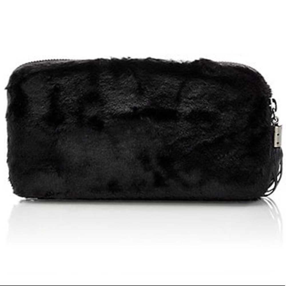 ❗️SALE❗️Milly Black Faux Fur Clutch Skylar Style